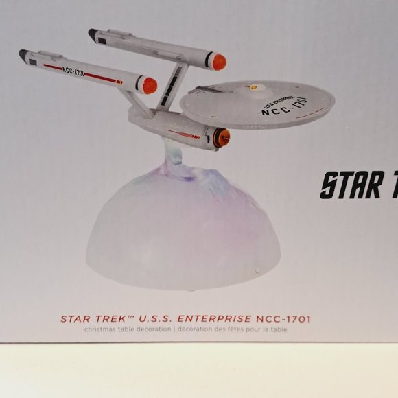 2023 Hallmark Keepsake Star Trek USS Enterprise w/cord NCC1701 Magic Light Sound - Picture 2 of 5